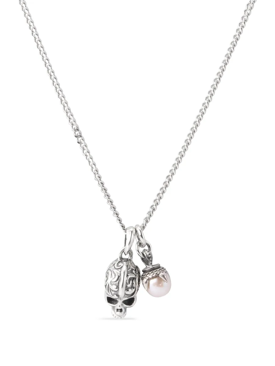колье Pearl Skull 2