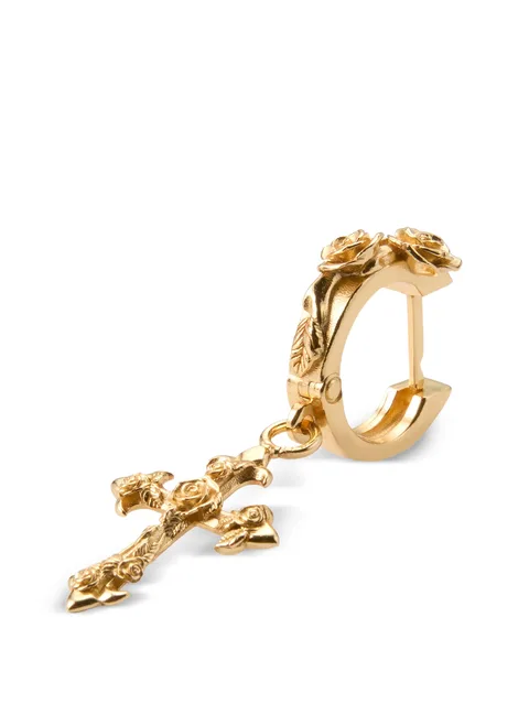 серьга Rose Cross