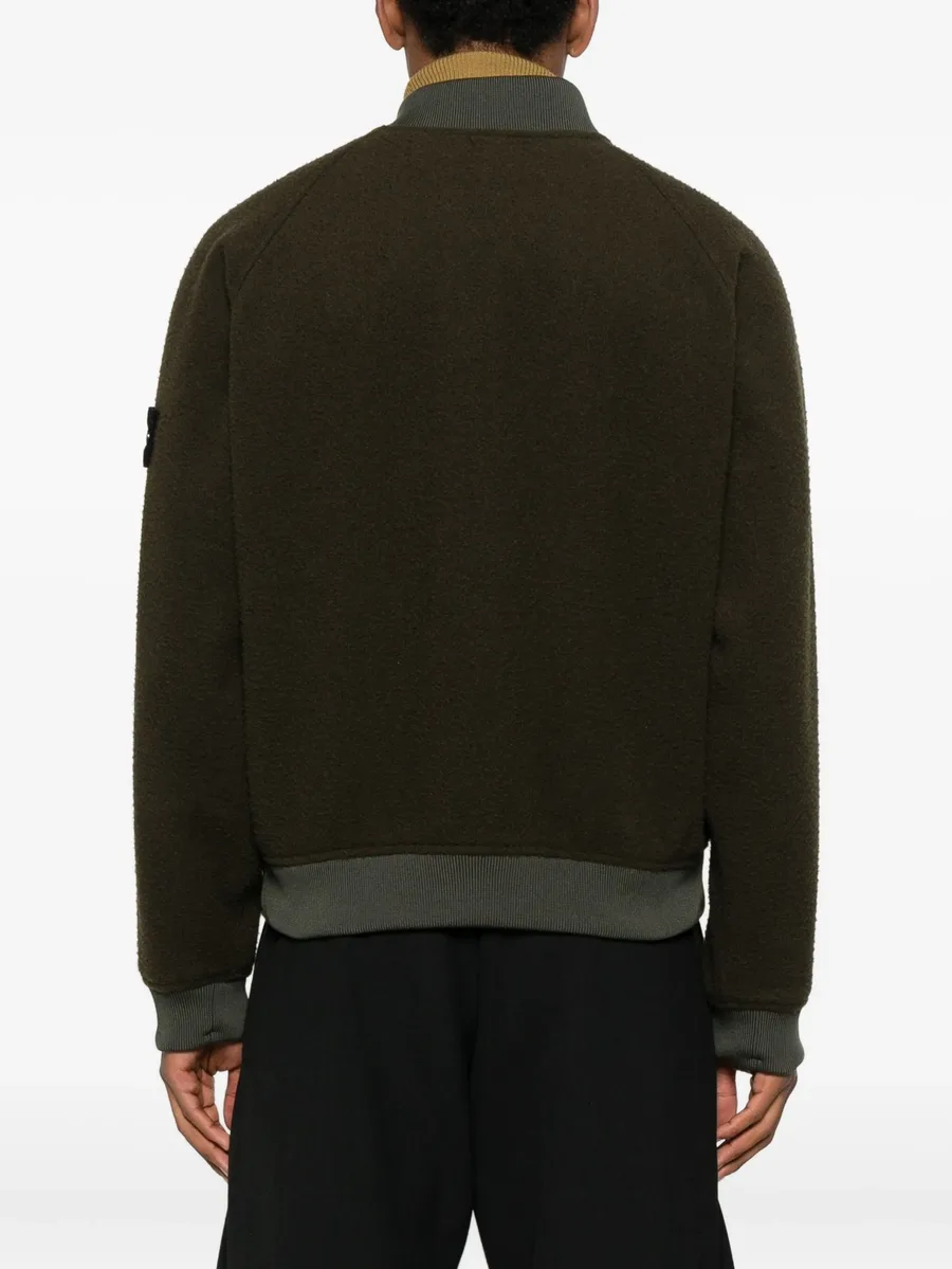 logo-patch bomber jacket 8
