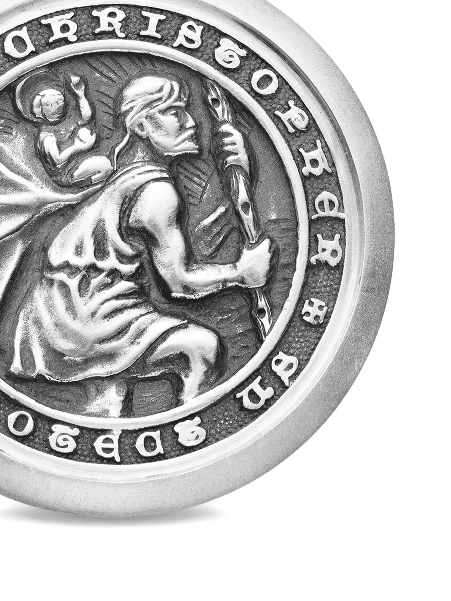 серебряная подвеска St. Christopher (34.5 мм) 12