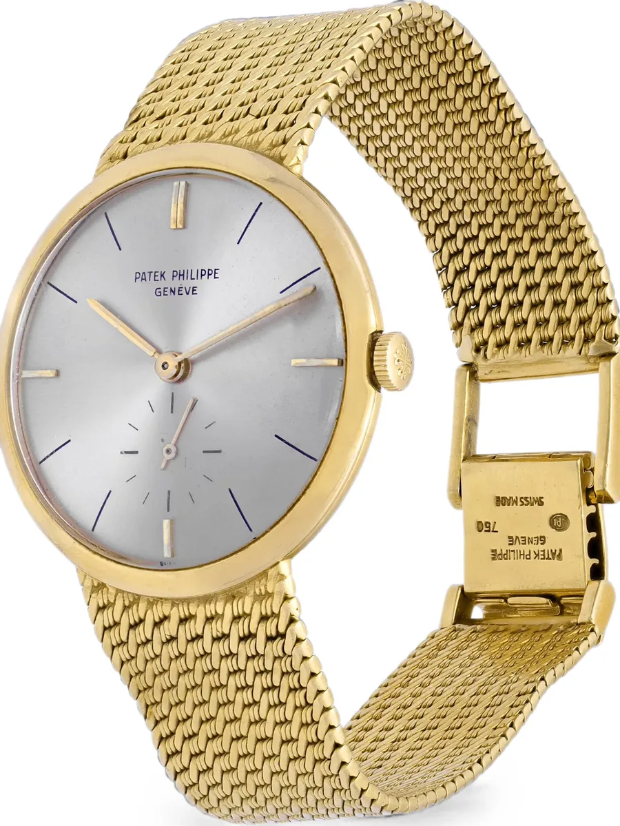 Calatrava mesh-bracelet 33mm watch 4