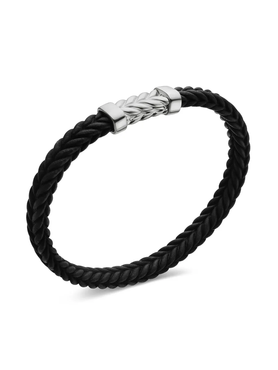 серебряный браслет Chevron (6 мм) 3