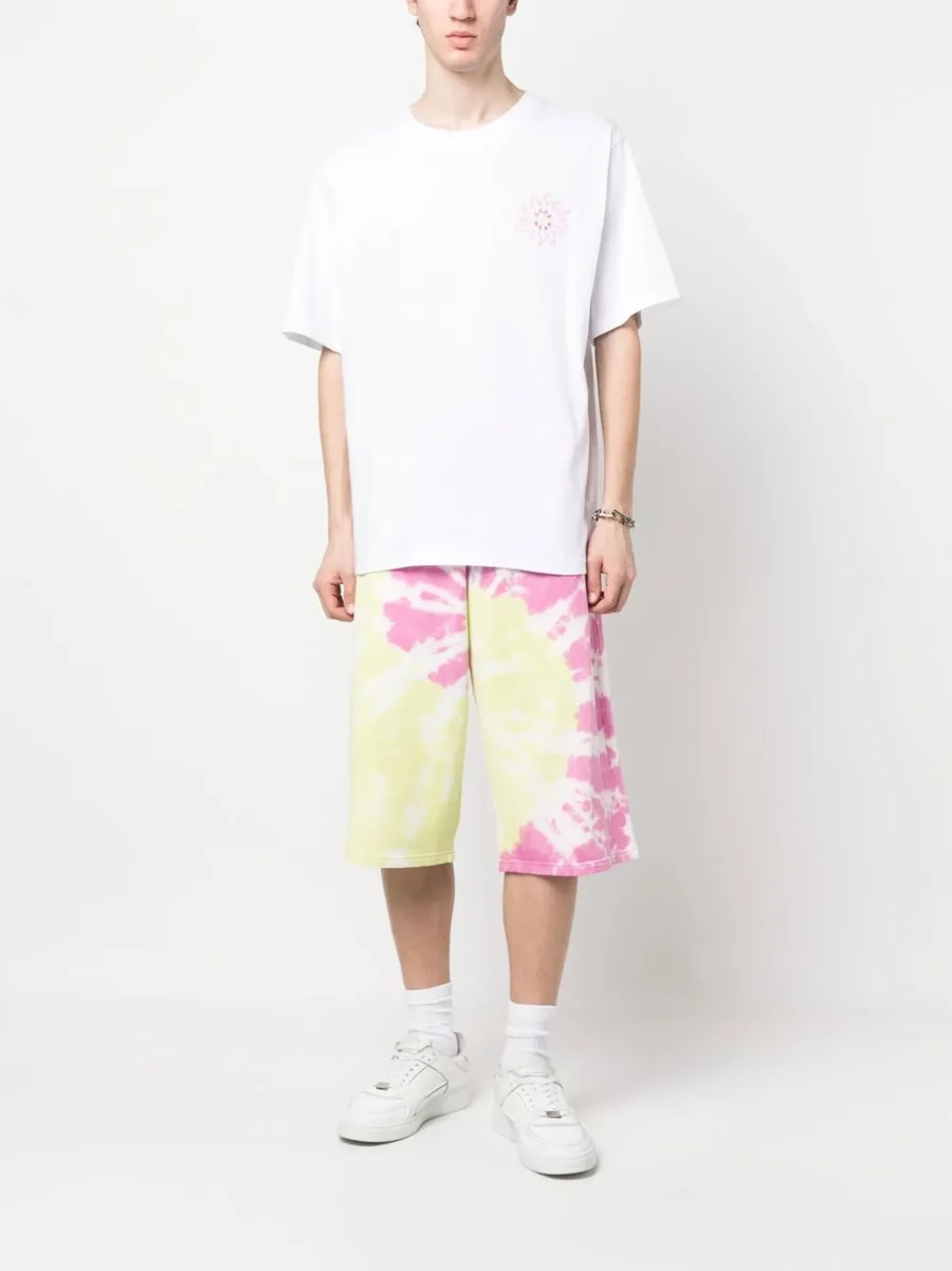 tie-dye print bermuda shorts 3