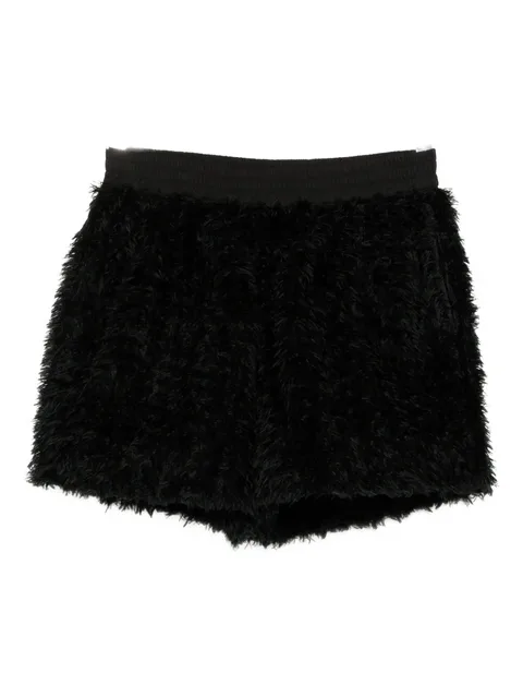 pile-texture shorts