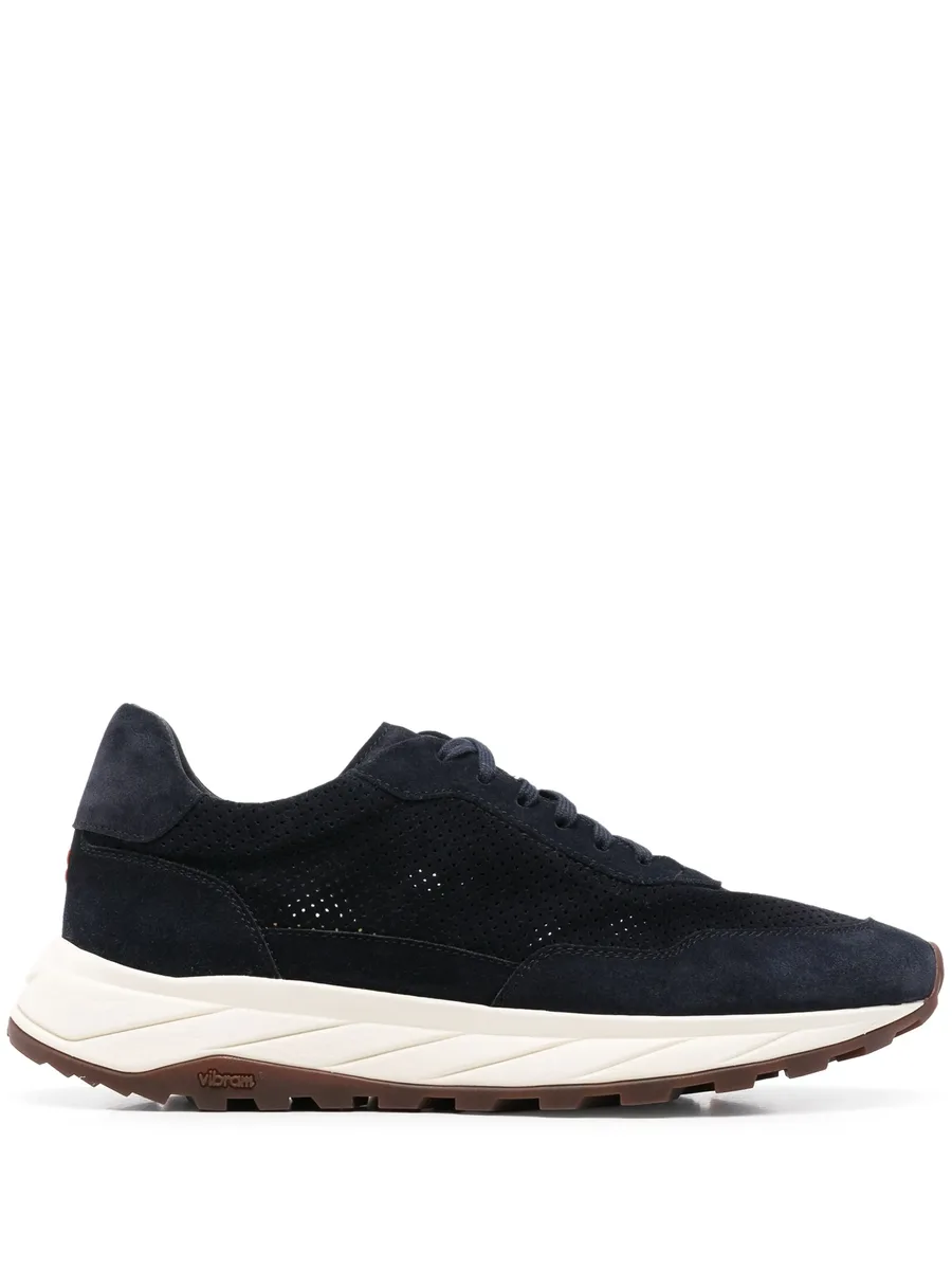 perforated-design sneakers 2