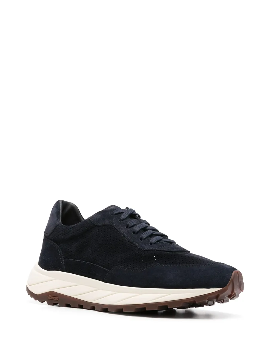 perforated-design sneakers 4