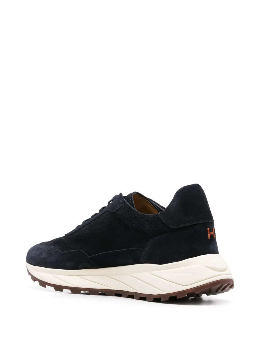 perforated-design sneakers 5