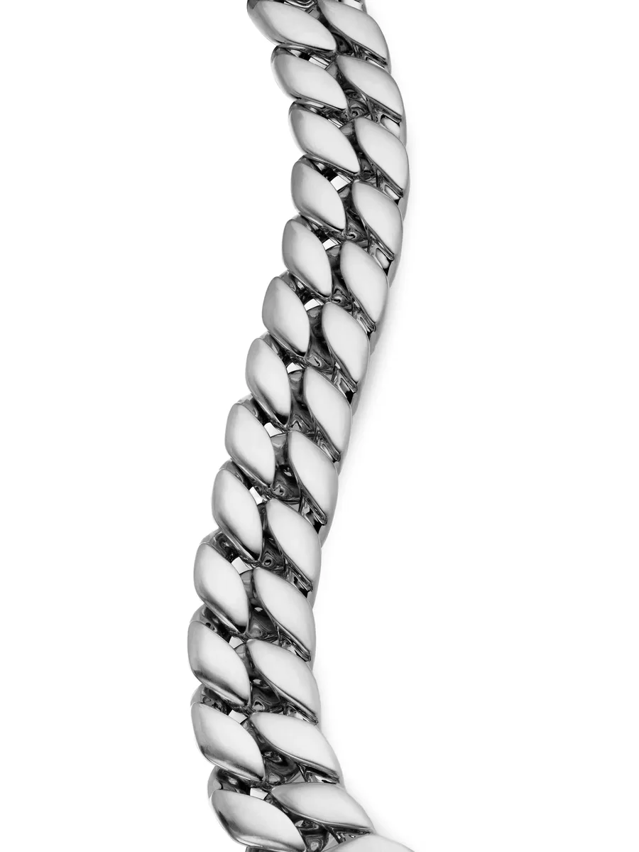 серебряный браслет Curb Chain (14.5 мм) 12