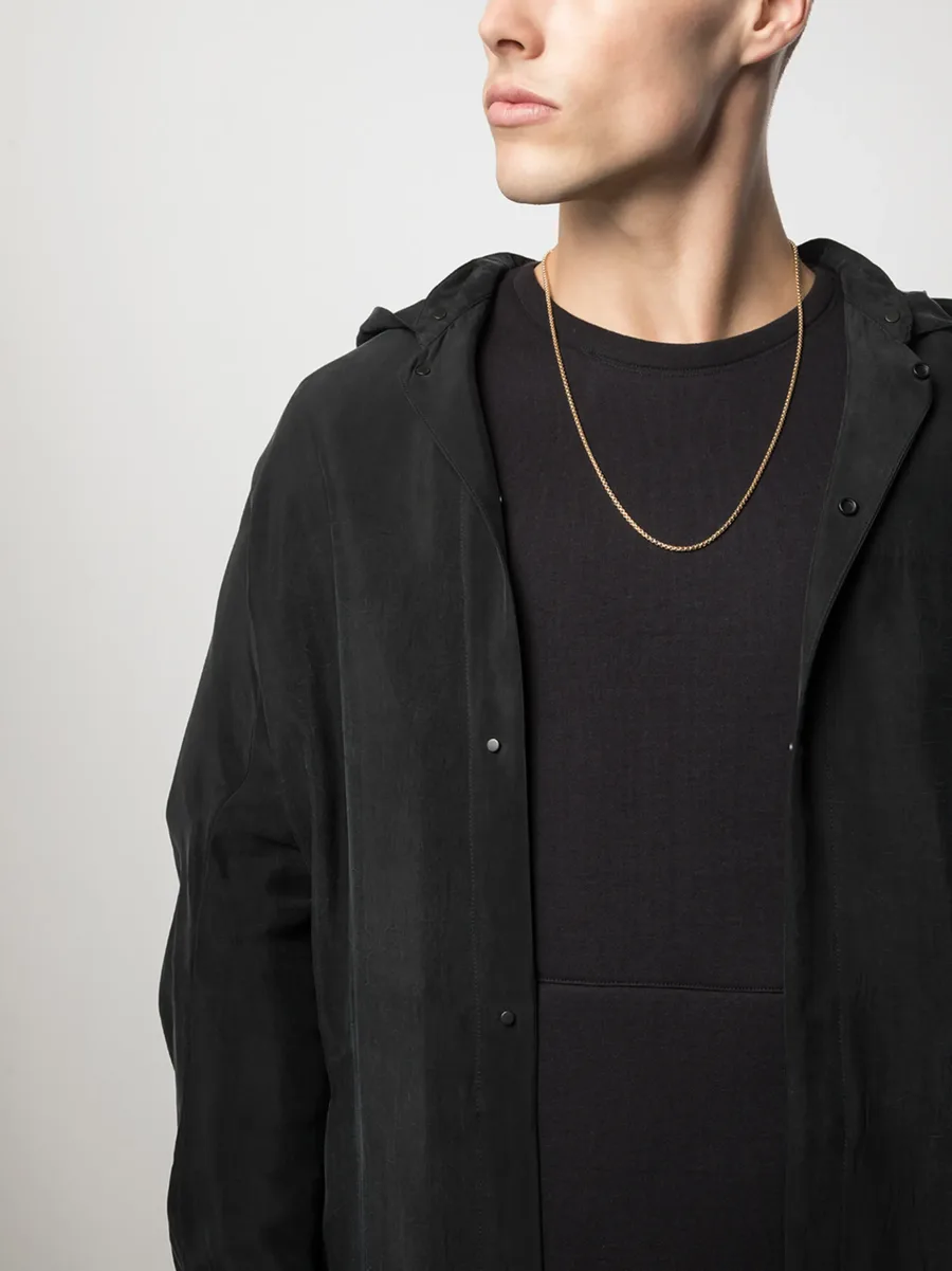 колье Box Chain из желтого золота 4