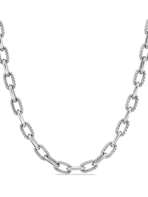 серебряная цепочка на шею DY Madison (6 мм)