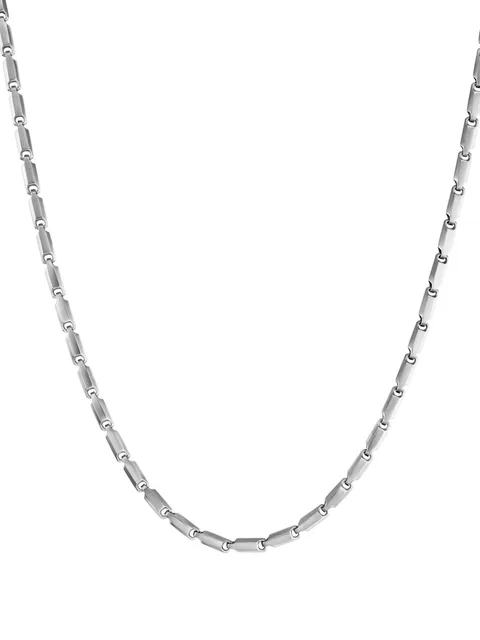 серебряное колье Faceted Link (3 мм)