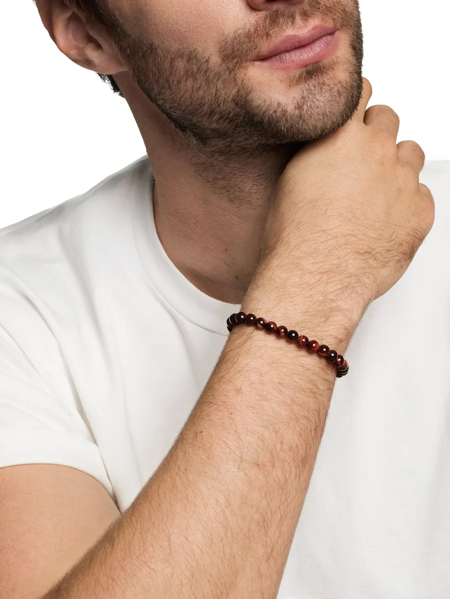 серебряный браслет Spiritual Beads (6 мм) 6