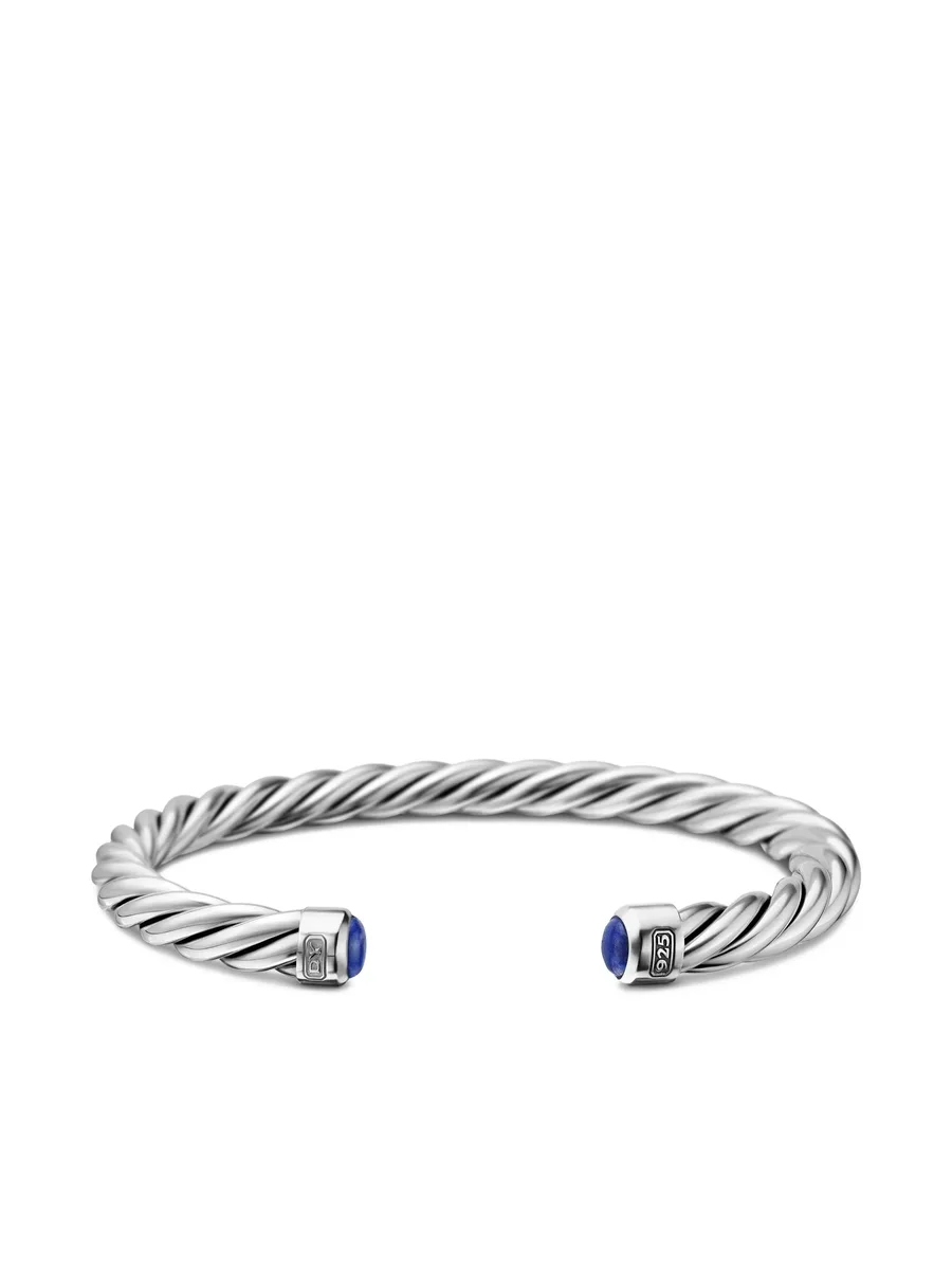 серебряный браслет Cable Cuff (6 мм) 10