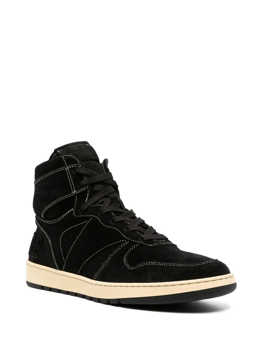 Rhecess high-top suede sneakers 4