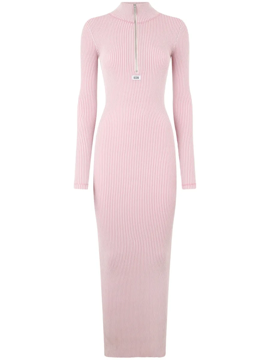 ribbed long dress 1