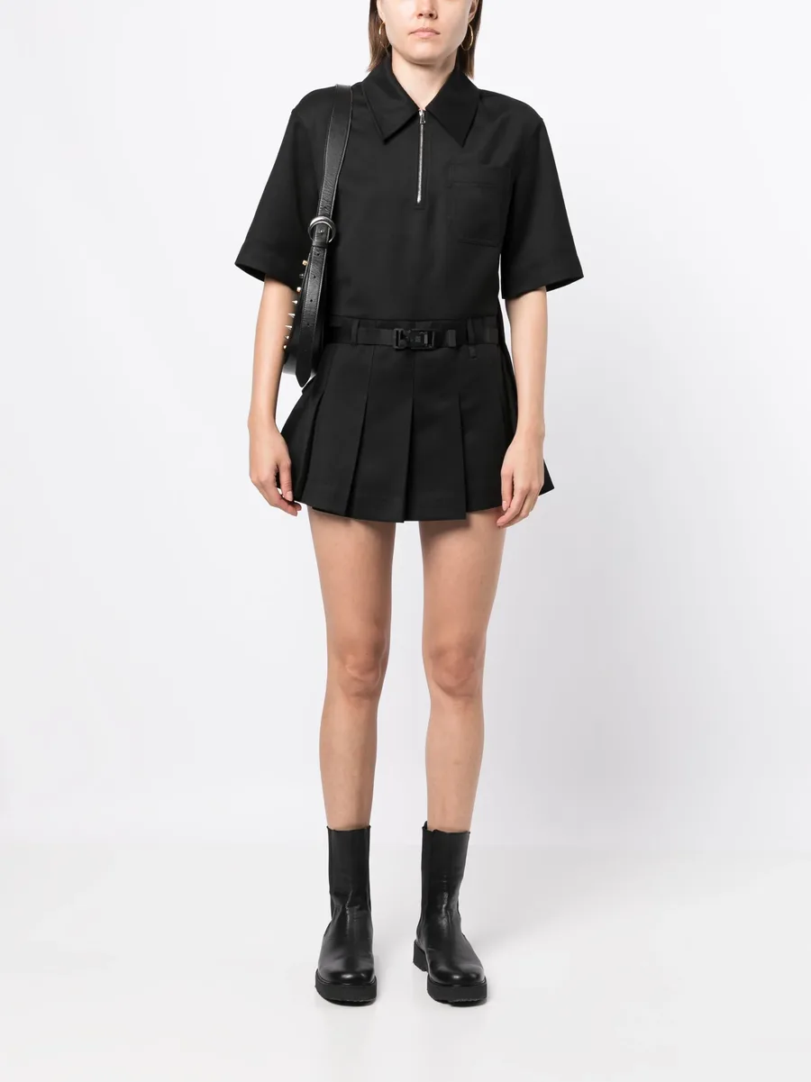 double-layer shirt dress 3