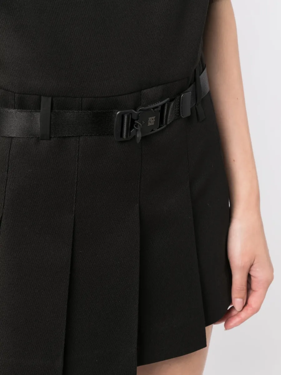 double-layer shirt dress 9