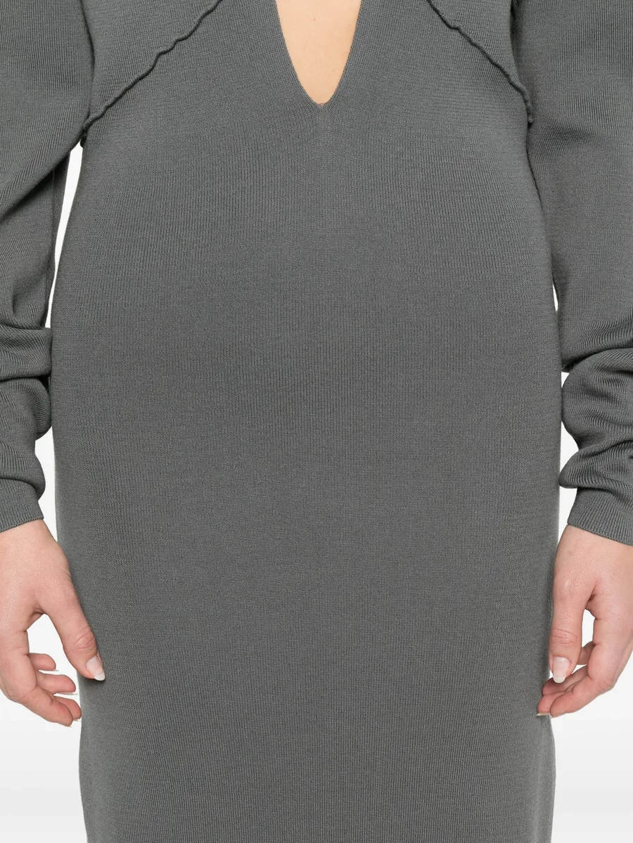 Rallel V-neck long-sleeve maxi dress 9