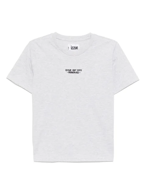 logo-embroidered T-shirt