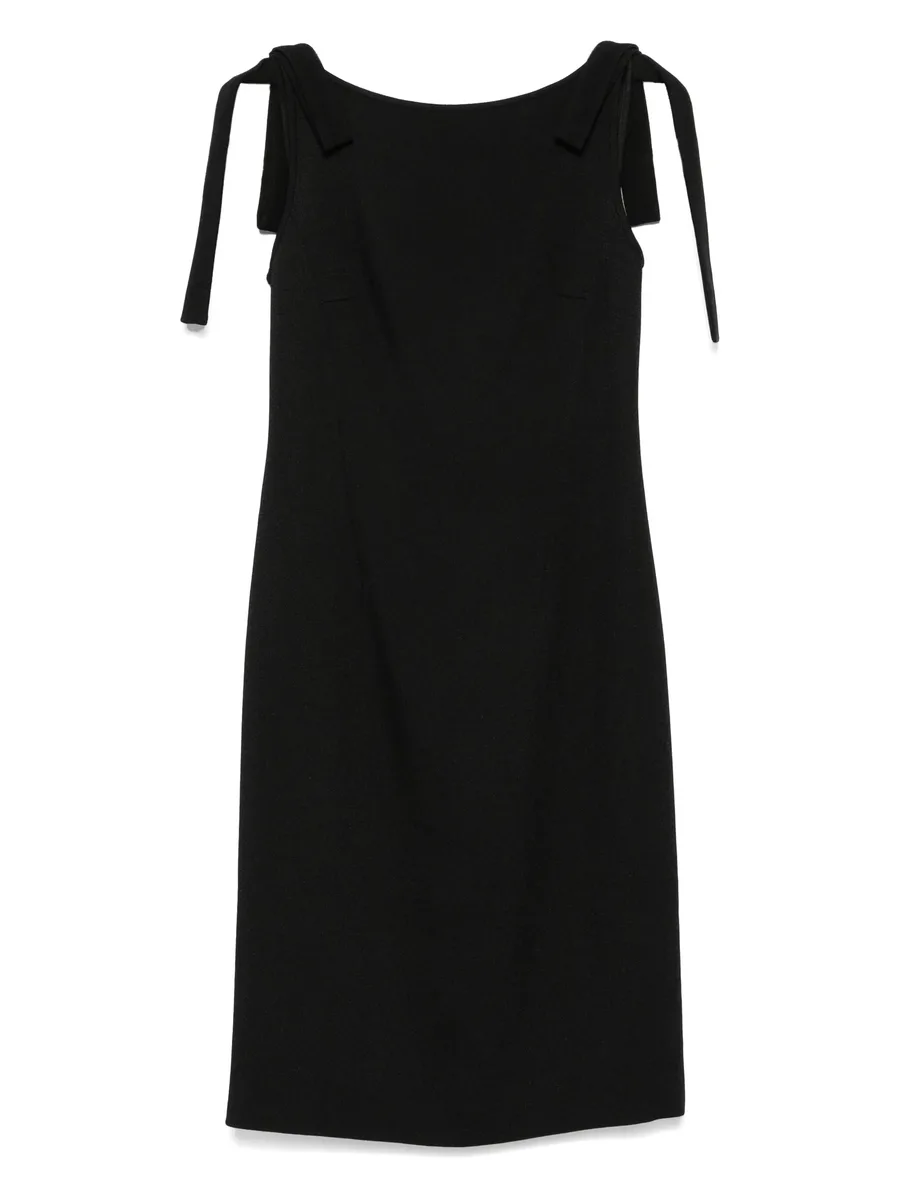 bow-detail midi dress 2