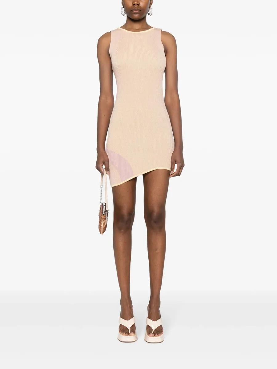 Comma asymmetric ribbed dress 3