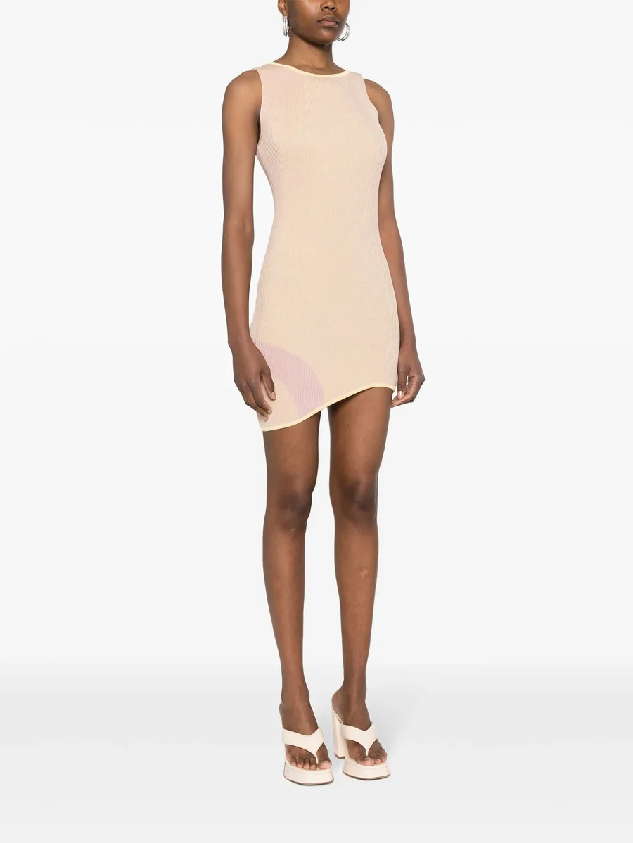 Comma asymmetric ribbed dress 5