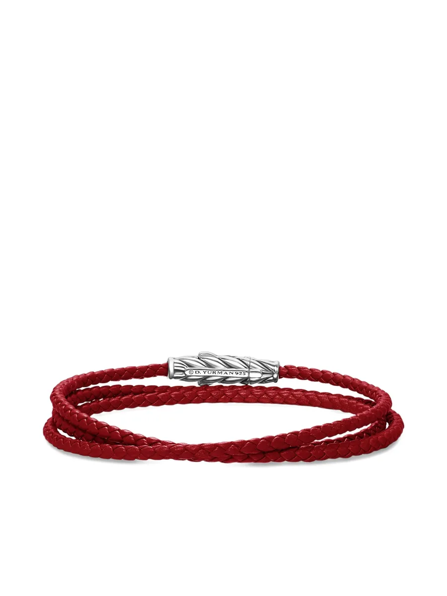 серебряный браслет Chevron Triple 6