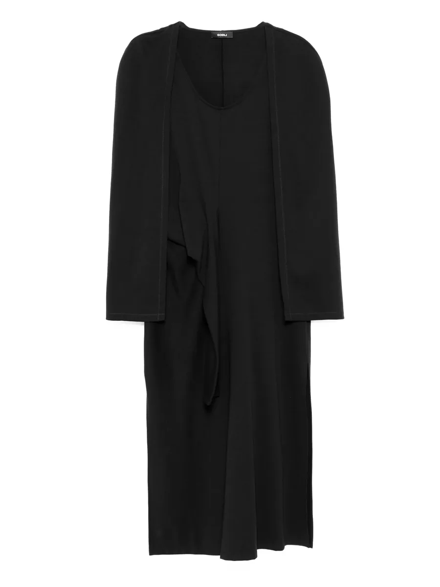 ribbed cape dress 2
