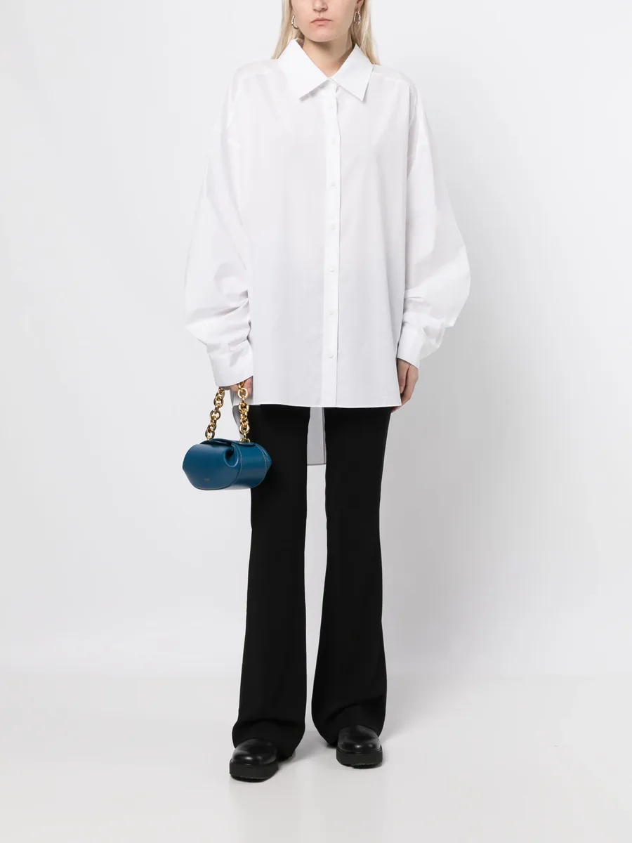 twist-detailing cotton shirt 3