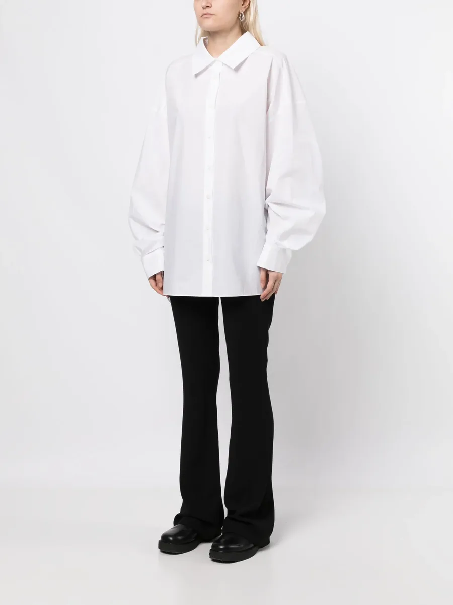 twist-detailing cotton shirt 6