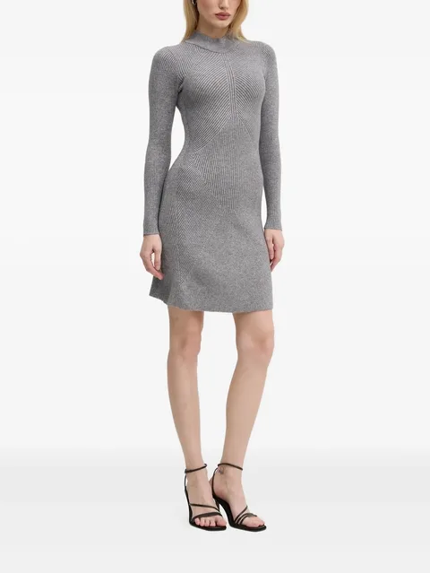 ribbed midi dress