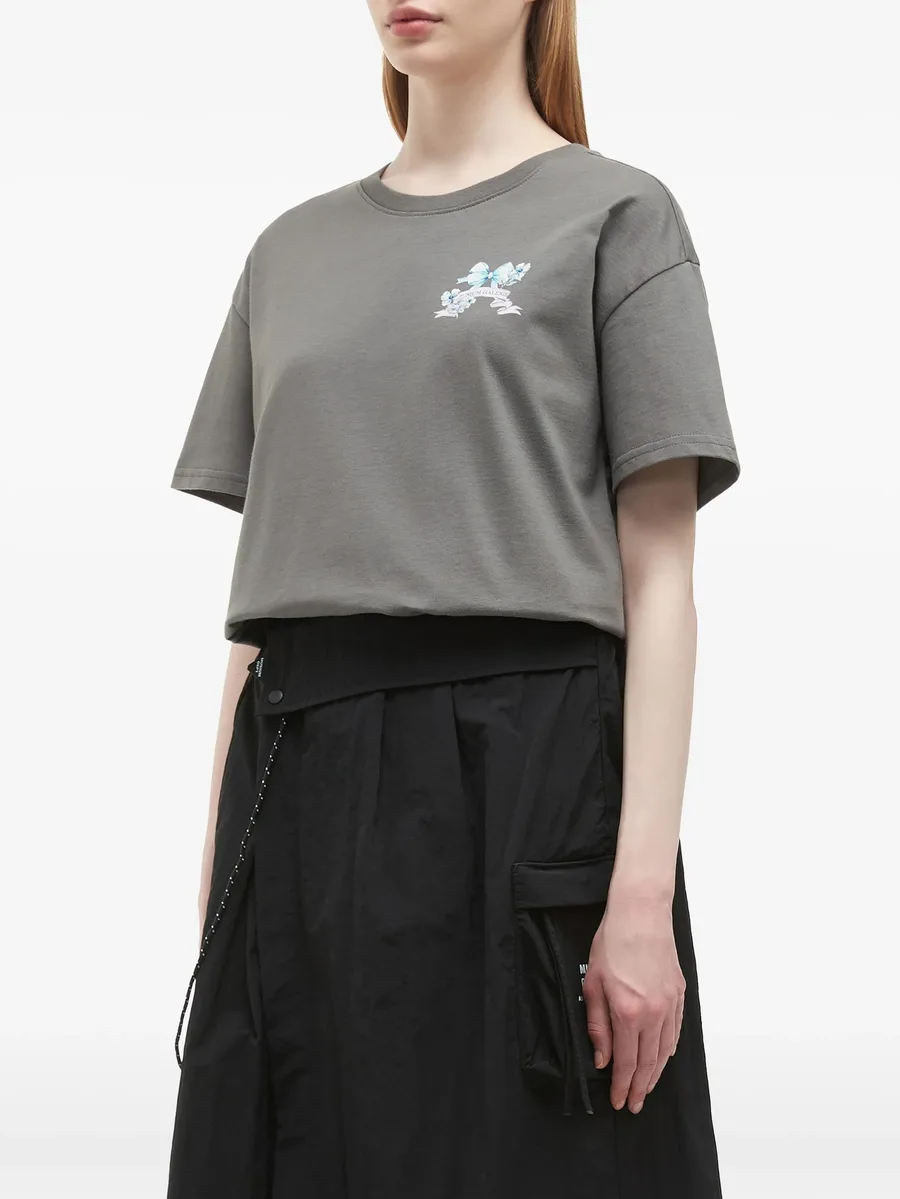 logo~print T-shirt 6