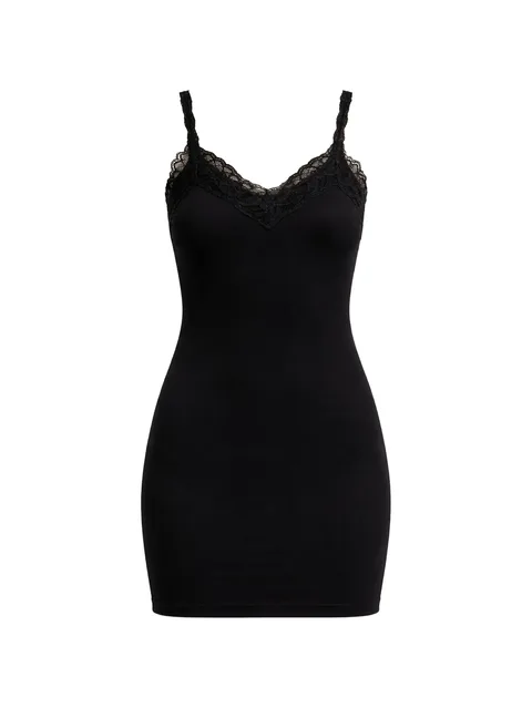 lace V-neck dress