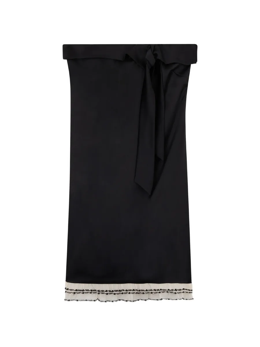 bow-detail mini dress 2