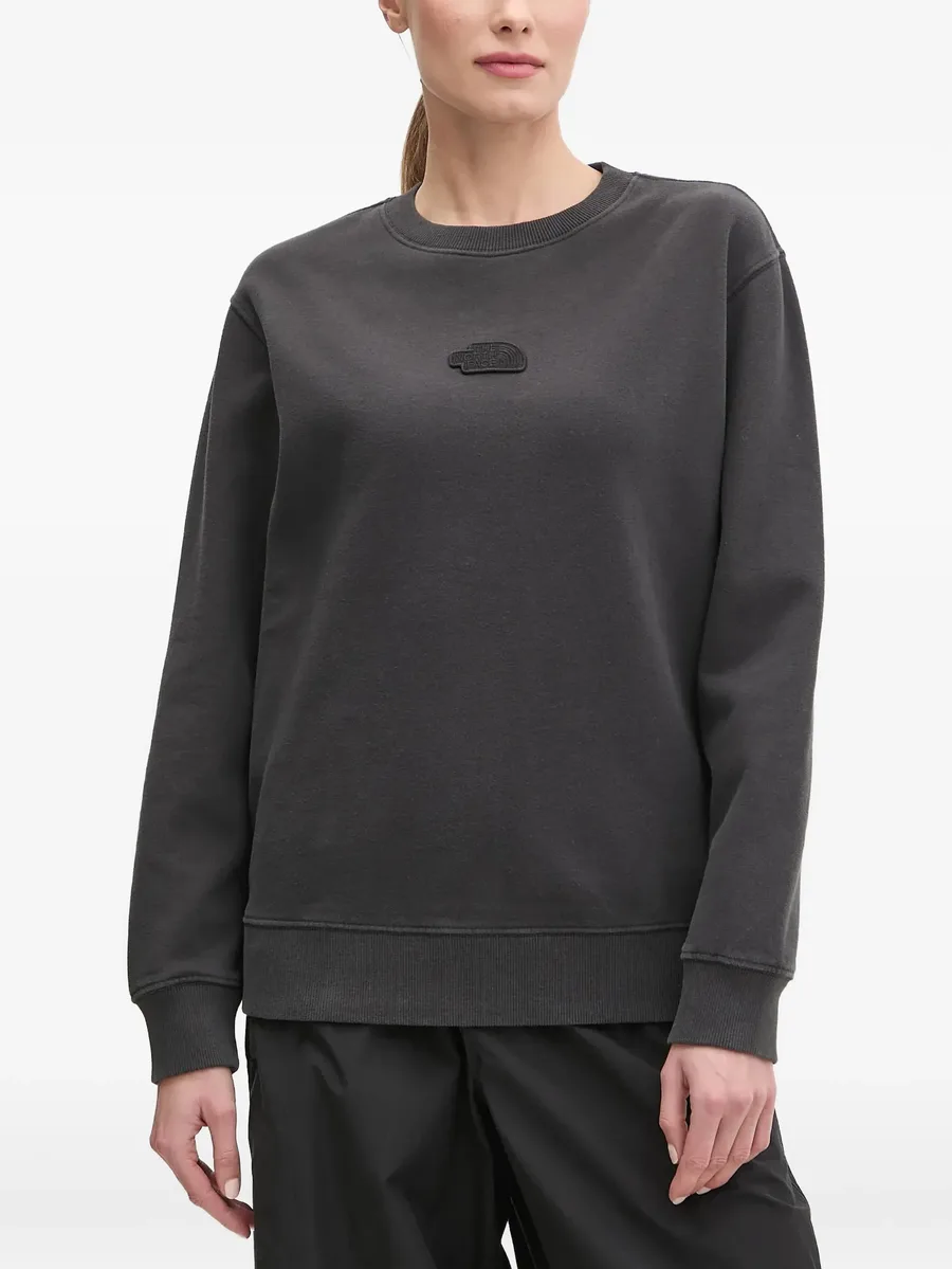 logo-patch crew-neck sweatshirt 2