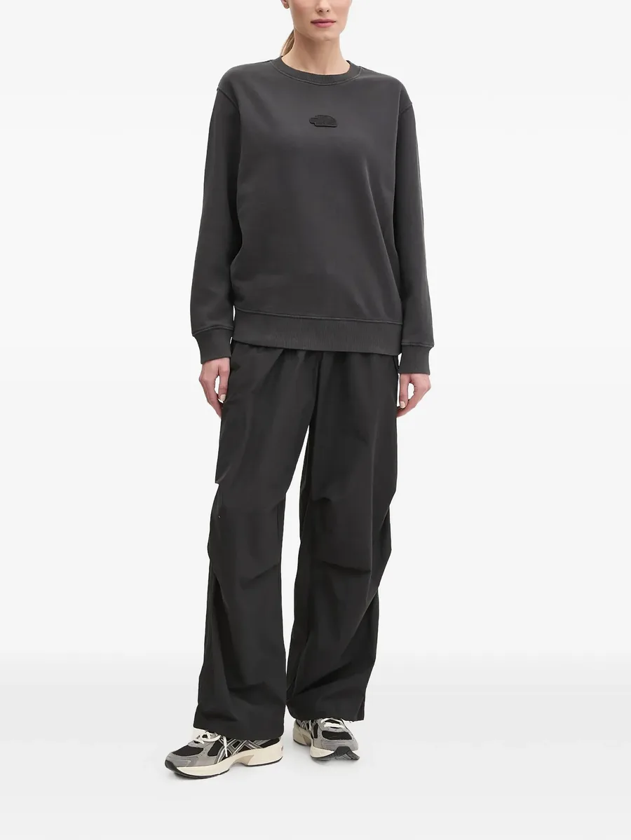logo-patch crew-neck sweatshirt 4
