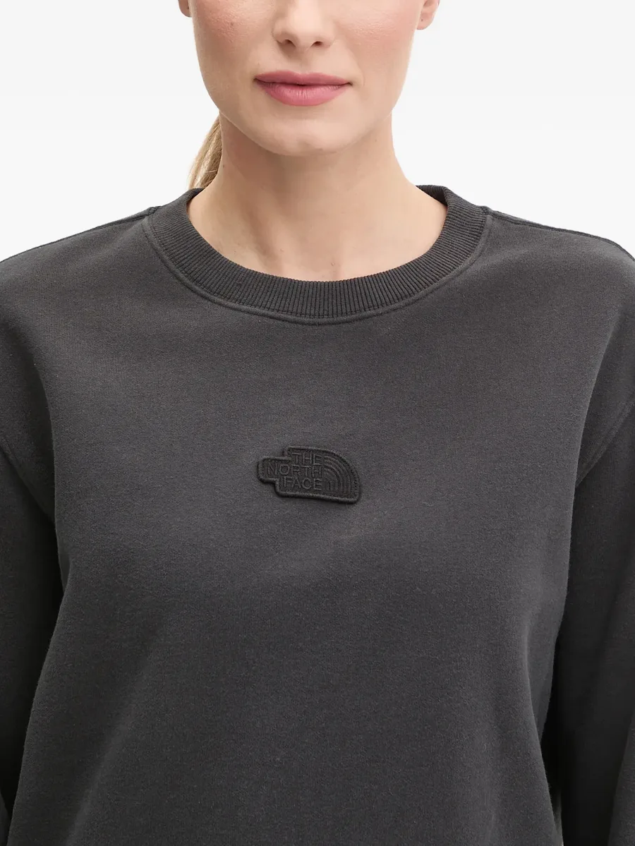 logo-patch crew-neck sweatshirt 7