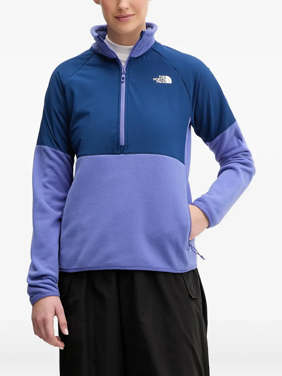 quarter-zip colour-block sweatshirt 2