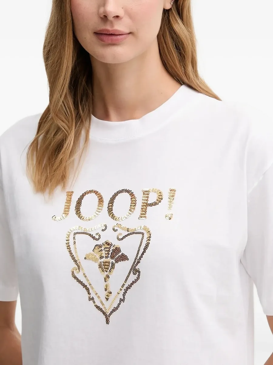 Tomma sequin-embellished logo top 6