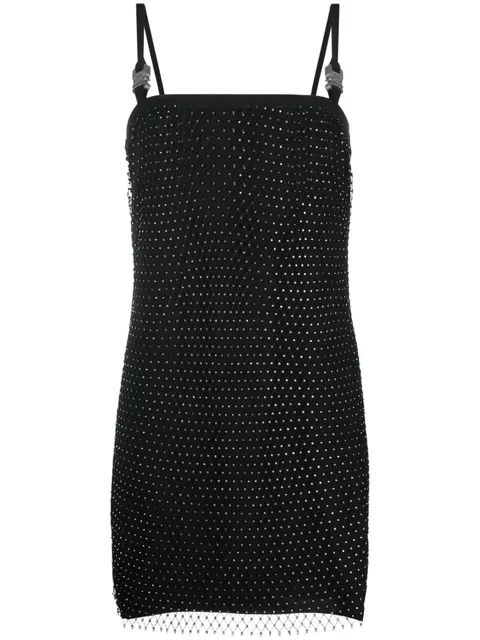 crystal-embellished slip dress