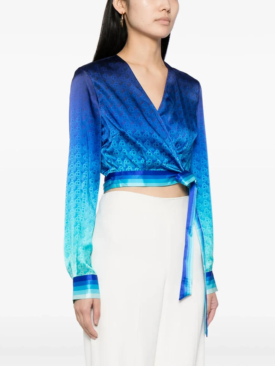 The Night View wrap blouse 5