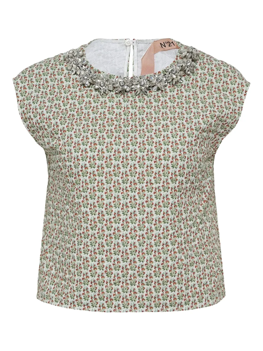floral-print blouse 2