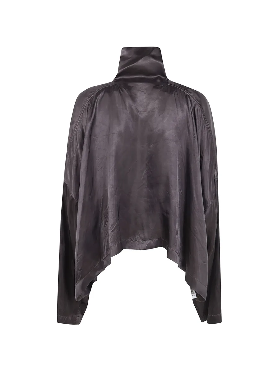 buttoned high-neck blouse 4