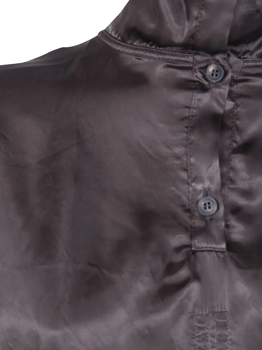 buttoned high-neck blouse 6