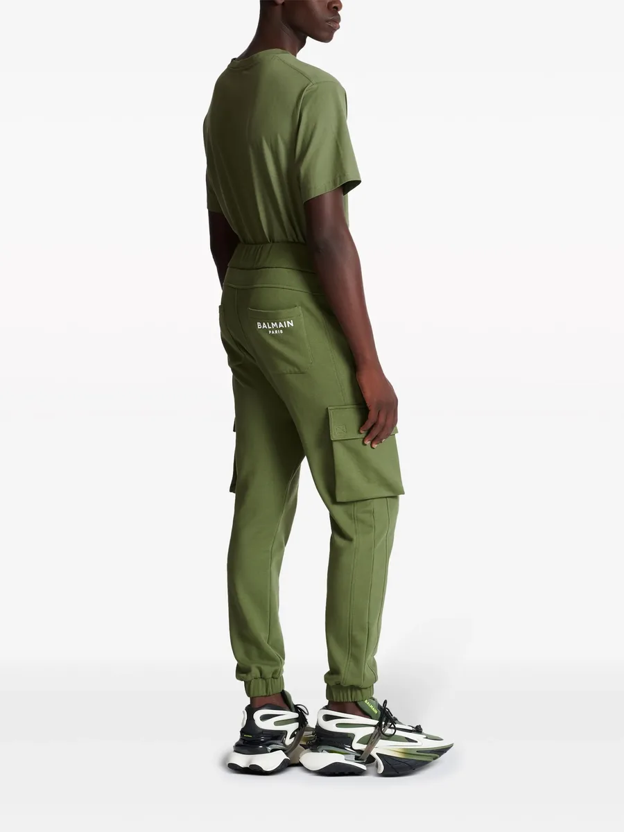 logo-print cargo track pants 10