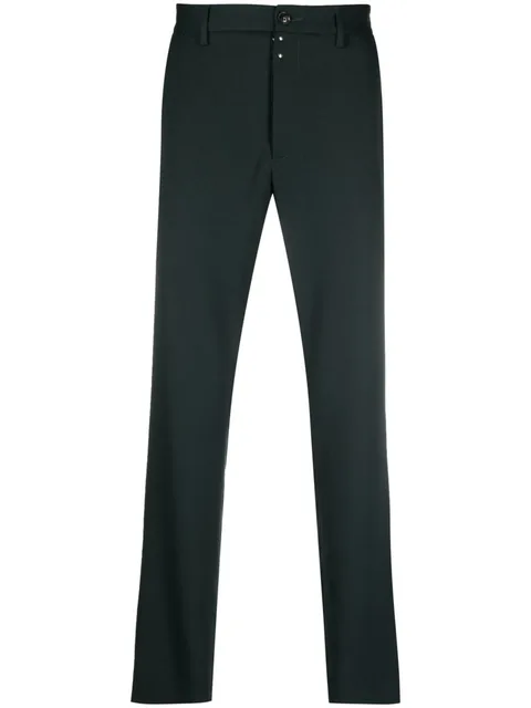 slim-cut leg trousers