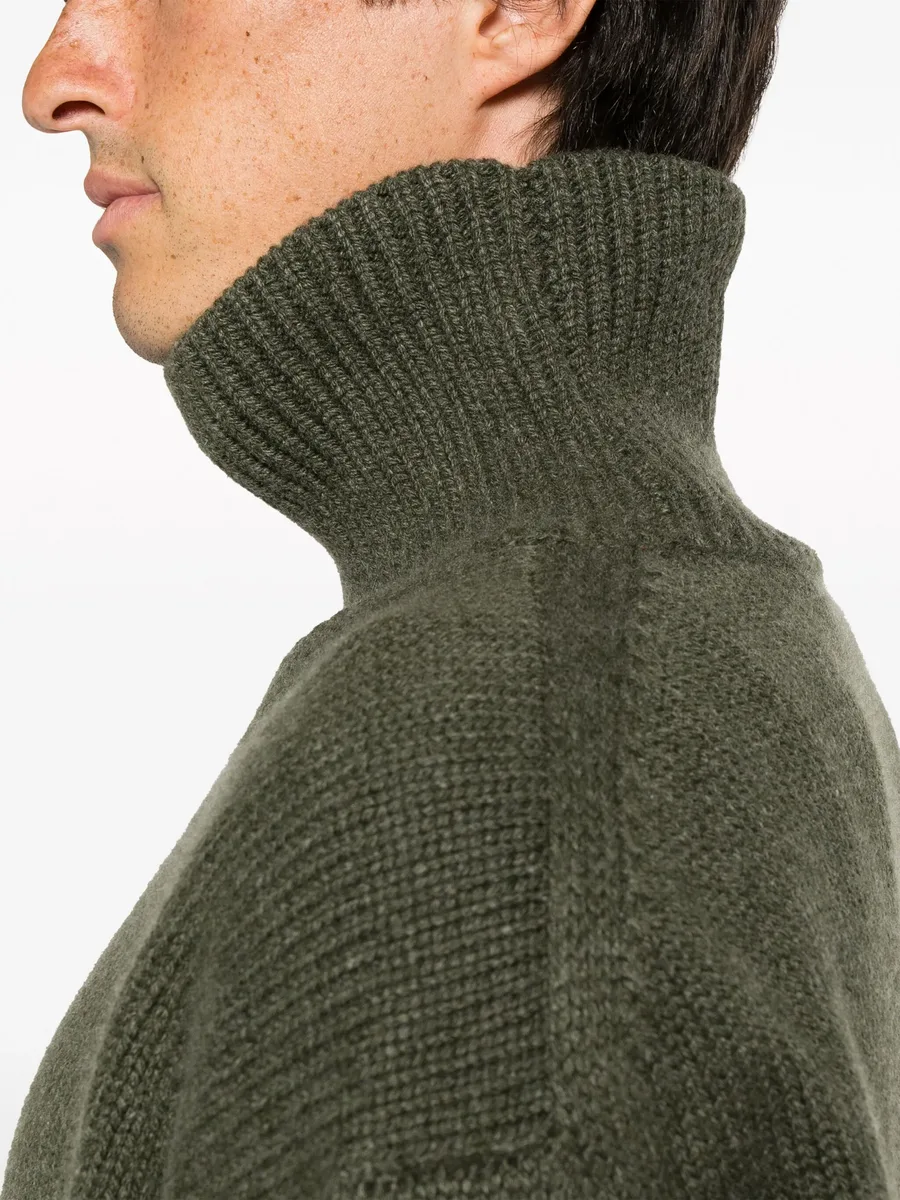 high-neck cashmere jumper 9