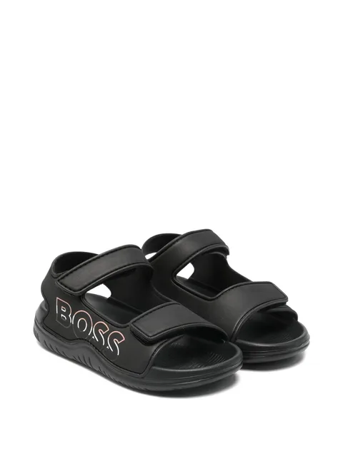logo strap sandals