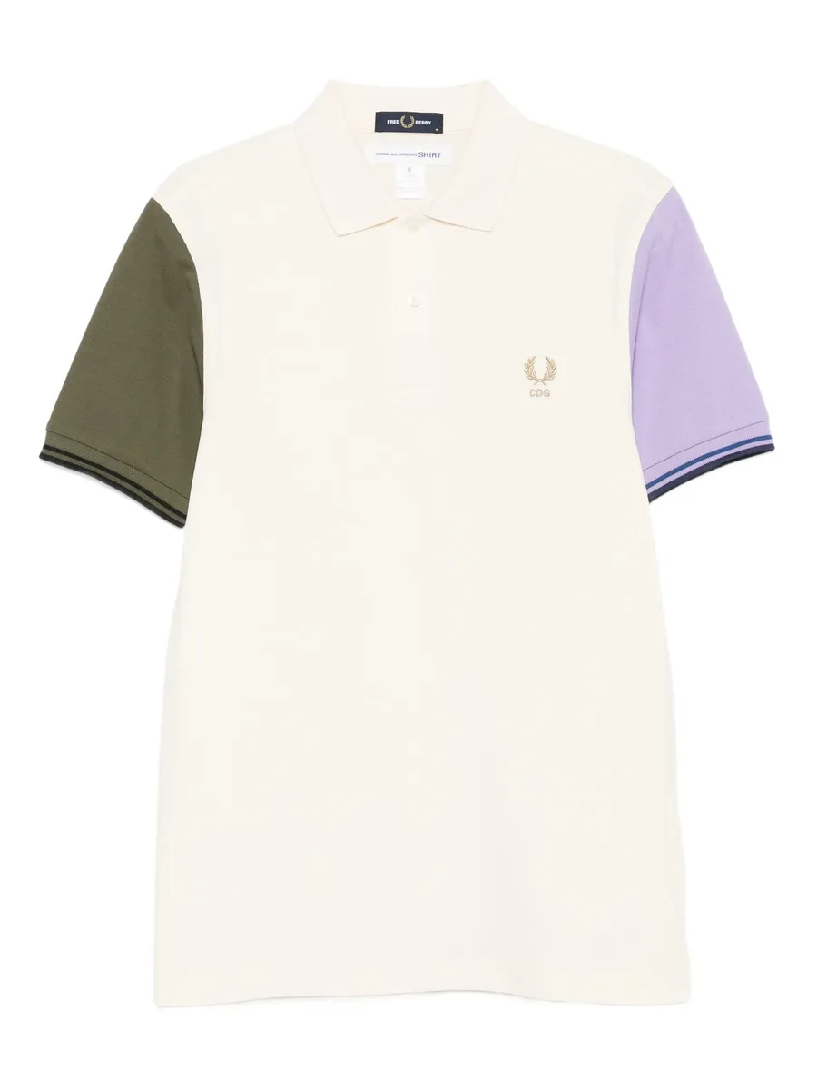 x Fred Perry colour-block short-sleeve polo shirt 2