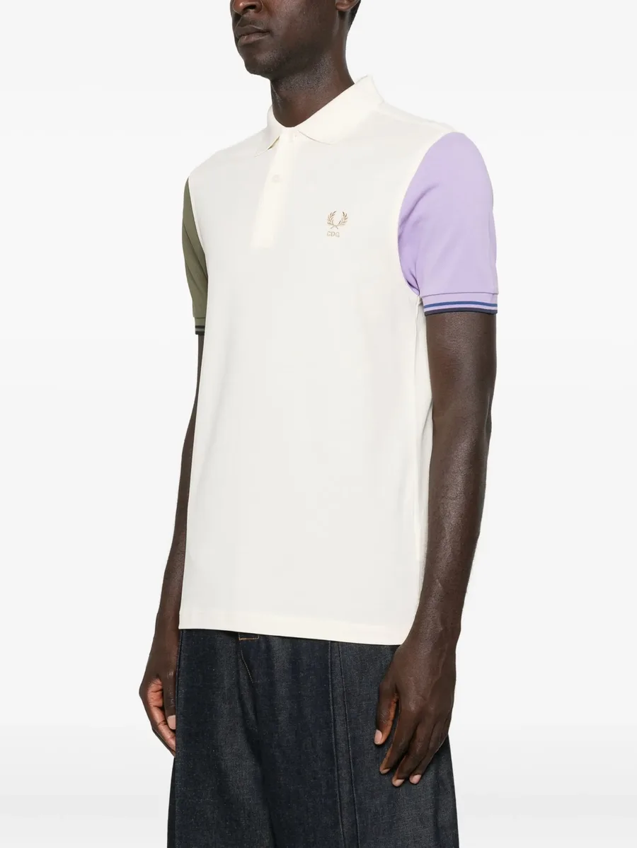 x Fred Perry colour-block short-sleeve polo shirt 6
